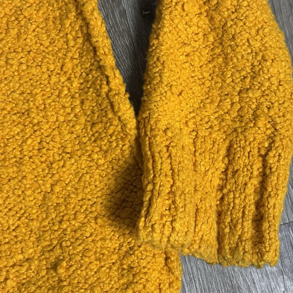 MOTH‎ Anthropologie Juliette Women's S Marigold Chunky Knit Turtleneck Sweater